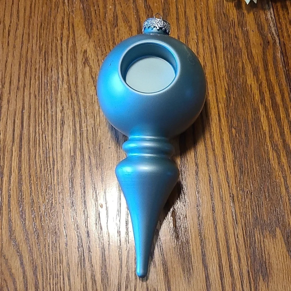 Partylite Ornament Tealight Holder  - Teal